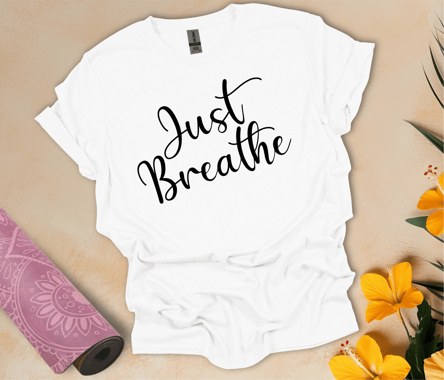 Just Breathe Clear T-Shirt