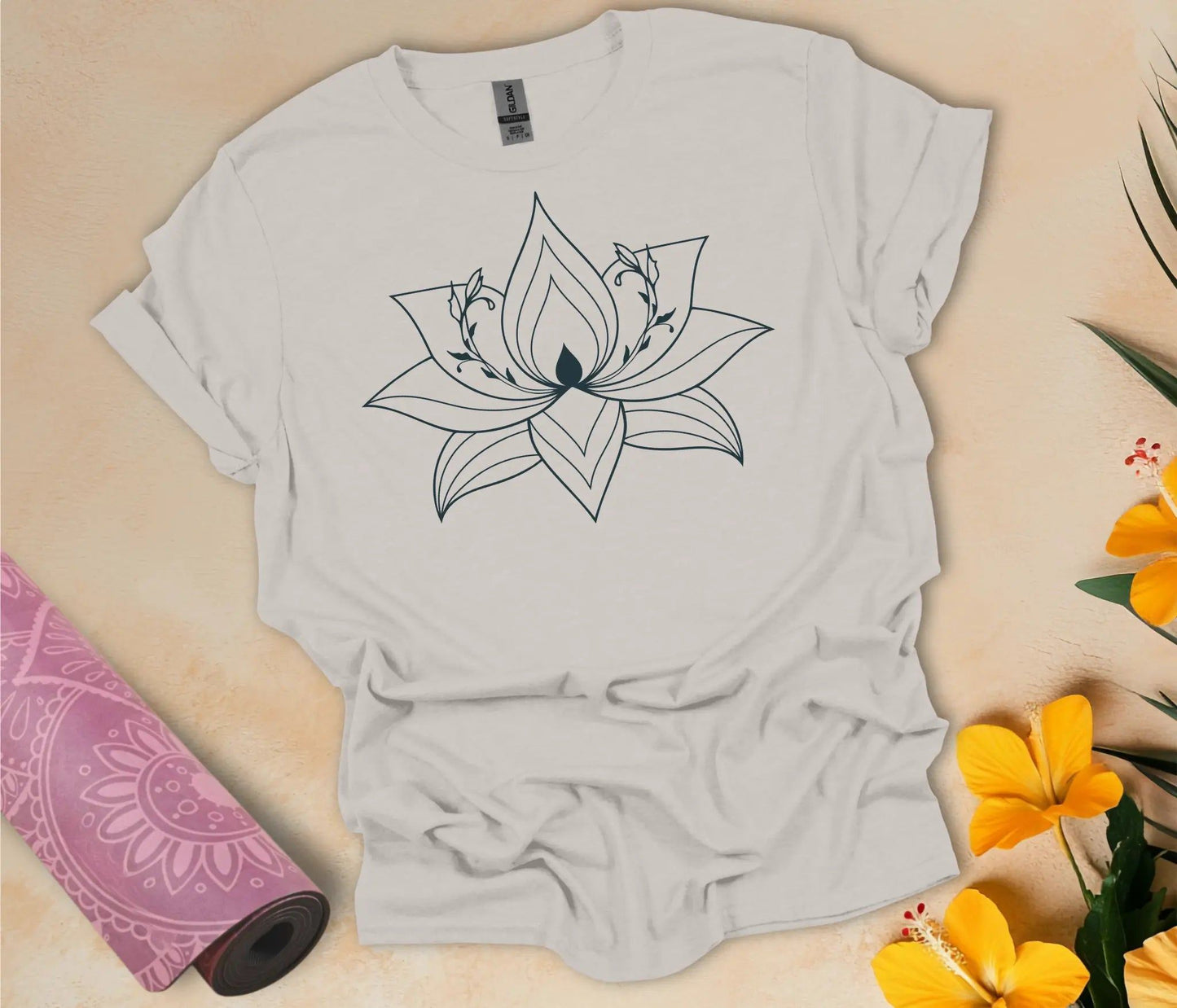 Big Flower T-Shirt - feelyogi.com