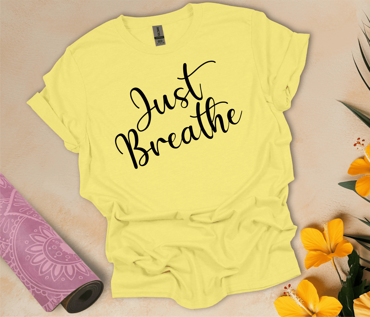 Just Breathe Clear T-Shirt