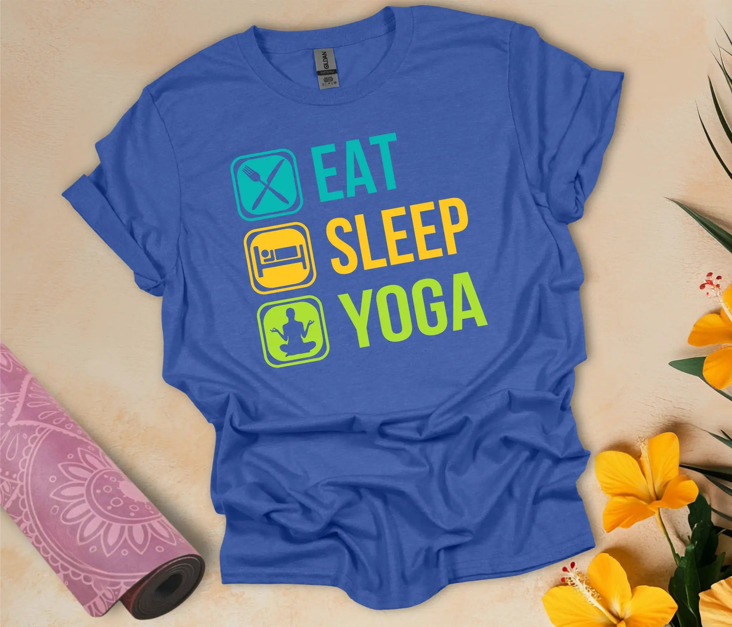 Eat-Sleep-Yoga T-Shirt - feelyogi.com